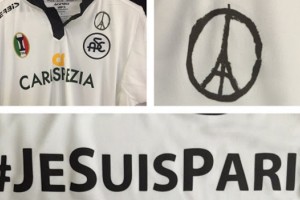 Un club italiano se solidariz&oacute; con Par&iacute;s en su camiseta