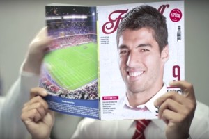 Luis Su&aacute;rez protagoniza un divertido comercial junto a sus dobles