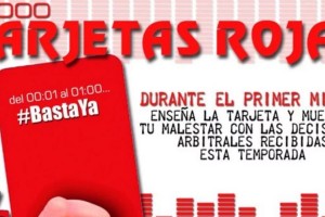 Diez mil tarjetas rojas, la curiosa forma de protestar de un equipo español