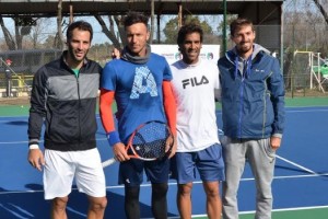 Los tenistas argentinos entrenaron en Vicente L&oacute;pez antes de viajar a R&iacute;o