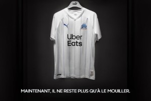 Uber Eats cambia el color de su logo para evitar problemas con el Olympique de Marsella