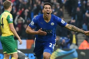 Un festejo de gol del Leicester fue registrado en la escala de Richter