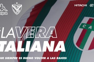 V&eacute;lez present&oacute; su nueva camiseta tricolor