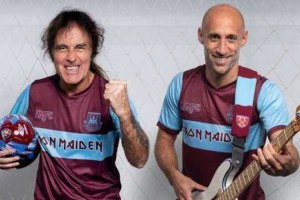 Rock y f&uacute;tbol, la alianza entre Iron Maiden y el West Ham