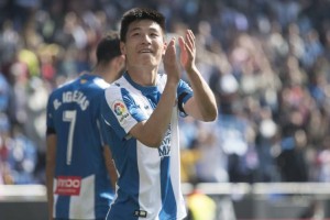 El gol contra Barcelona le acerca nuevas marcas a Wu Lei 