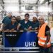 Sampaoli visit&oacute; la f&aacute;brica de Noblex y brind&oacute; una charla motivacional a sus empleados
