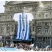 adidas despleg&oacute; la camiseta argentina m&aacute;s grande del mundo en el Teatro Col&oacute;n