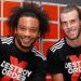 Bale y Marcelo fueron jurados de un torneo de freestyle junto a adidas en Madrid