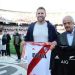 Los All Blacks visitaron el Monumental como hinchas de River previo al Rugby Championship 