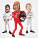 Fernando Alonso es un agente secreto en un corto animado