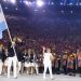 Amigos Ol&iacute;mpicos de McDonald's en la Ceremonia