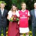 Un hincha del Arsenal se cas&oacute; vestido con la camiseta del club