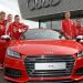 Audi entreg&oacute; sus nuevos coches a los jugadores del Bayern Munich