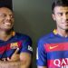 Los jugadores del Barcelona se tomaron las primeras fotos con la nueva camiseta
