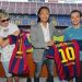 One Direction visit&oacute; el Camp Nou
