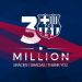 FC Barcelona, el primer club del mundo en superar los tres millones de &lsquo;followers&rsquo; en YouTube