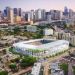 El estadio sin estacionamientos y su particular motivo del futuro equipo de David Beckham 