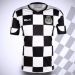 BLK do Boavista: el equipo que emula en su camiseta a un tablero de ajedrez