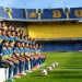 Boca present&oacute; su foto oficial con el espacio para sumar refuerzos con Photoshop