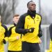 Usain Bolt ya tuvo su primer entrenamiento con el Borussia Dortmund