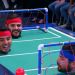 Cardona se divierte jugando al &ldquo;sopbal&rdquo;, la imperdible modalidad de f&uacute;tbol soplando