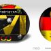 Nico Rosberg festeja el Mundial de Alemania con un casco especial en la F1