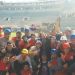 La construcci&oacute;n del estadio de Cerro Porte&ntilde;o de la que participan sus hinchas