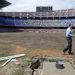 Le quitaron el c&eacute;sped al Camp Nou