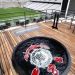 Los hinchas del Corinthians en contra de la pileta dentro de su estadio