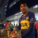Frente a River, los vendedores del estadio de Emelec fueron con camisetas de Boca