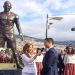 Cristiano Ronaldo inaugur&oacute; su estatua en Madeira