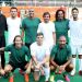 Trezeguet, Pires y otras estrellas jugaron al f&uacute;tbol contra pilotos de la F&oacute;rmula 1