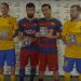 Neymar, Dani Alves, Bravo y Arda Turan se enfrentaron al FIFA 16