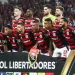Flabet, el nuevo sponsor que luci&oacute; Flamengo en su partido por Libertadores