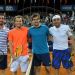 Forl&aacute;n y Mart&iacute;n Bossi se lucieron en un partido de exhibici&oacute;n ante tenistas de primera l&iacute;nea en Montevideo