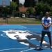 La historia de la cancha con la gigantograf&iacute;a de Ginobili 