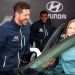 Hyundai entreg&oacute; una flota de autos a los jugadores del Atl&eacute;tico de Madrid 