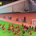 Ins&oacute;lito: Tres jugadores de Jap&oacute;n enfrentaron a 100 chicos en un partido especial