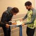 Santiago Lange visit&oacute; a Messi y Mascherano en Barcelona 