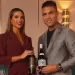 Lautaro Mart&iacute;nez present&oacute; su nueva l&iacute;nea de vinos junto a su esposa