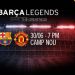 Las leyendas del Barcelona y el Manchester United jugar&aacute;n un amistoso