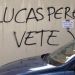 Pintaron la casa de un futbolista pidiendo que se vaya pero en realidad ten&iacute;an mal la direcci&oacute;n