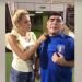 Maradona present&oacute; el sorteo de un viaje al Medio Oriente en una imperdible actuaci&oacute;n con su mujer