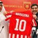 Maradona fue presentado oficialmente como entrenador del Al Fujairah