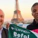 La historia por la cual Mbapp&eacute; pos&oacute; con una camiseta de Sarmiento de Jun&iacute;n