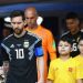 Los 11 ni&ntilde;os de McDonald's cumplieron su sue&ntilde;o de salir a la cancha de la mano de los jugadores de Argentina