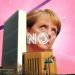 Angela Merkel en la campa&ntilde;a de abonos de un club espa&ntilde;ol