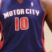 Los Pistons homenajean a Detroit en su camiseta