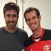 Andy Murray festej&oacute; su medalla de oro con la camiseta del Flamengo