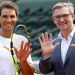 Rafa Nadal hace jueguitos en lo nuevo de Babolat para Wimbledon